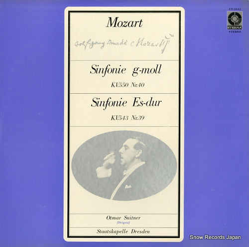 SUITNER, OTMAR mozart; sinfonie g-moll kv.550 nr.40 ET-3042
