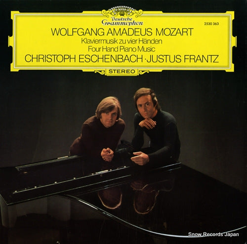 ESCHENBACH, CHRISTOPH / FRANTZ, JUSTUS mozart; klaviermusik zu vier handen 2530363