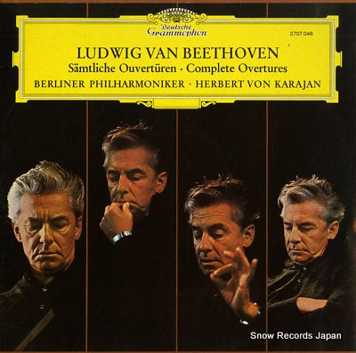 KARAJAN, HERBERT VON beethoven; ouverturen 2707046 / 139046-7