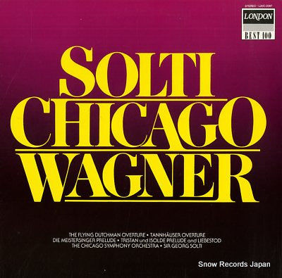 SOLTI, GEORG solti chicago wargner L20C-2087