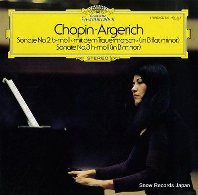 ARGERICH, MARTHA chopin; piano sonata no.2 in b flat minor, op.35 "mit dem trauermarsch" MG1273