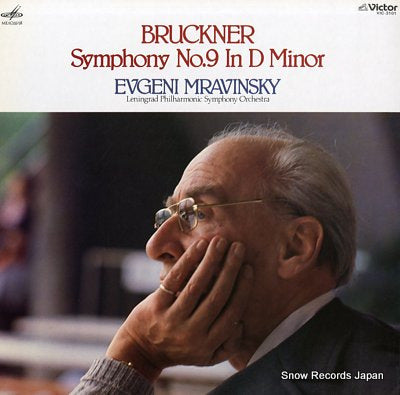 MRAVINSKY, EVGENI bruckner; symphony no.9 in d minor VIC-3101