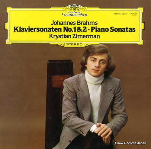 ZIMERMAN, KRYSTIAN brahms; piano sonatas no.1 & 2 MG1265