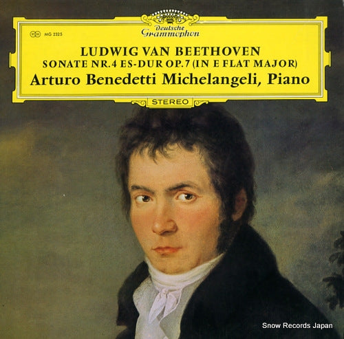 MICHELANGELI, ARTURO BENEDETTI beethoven; sonate nr.4 es-dur op.7 MG2325