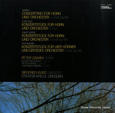 DAMM, PETER concertino fur horn ET-5192