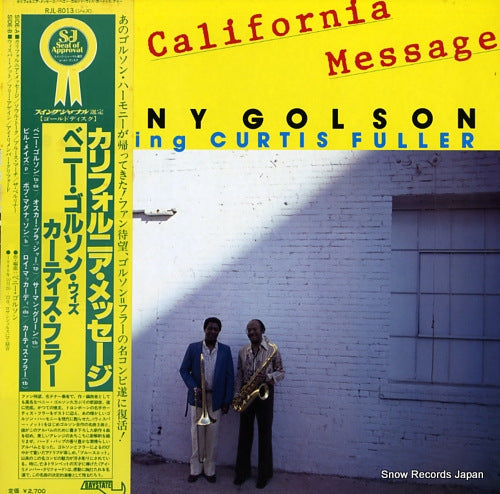 GOLSON, BENNY, FEATURING CHRTIS FULLER california message RJL-8013