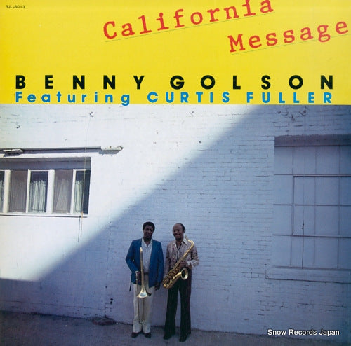GOLSON, BENNY, FEATURING CHRTIS FULLER california message RJL-8013