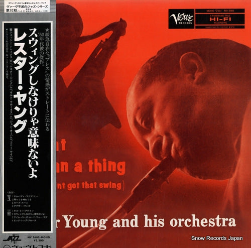 YOUNG, LESTER it don't mean a thing (if it ain't got that swing) MV2685