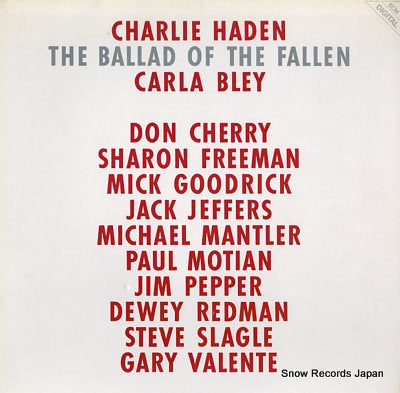 HADEN, CHARLIE the ballad of the fallen ECM1248