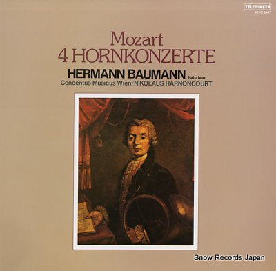BAUMANN, HERMANN mozart; 4 hornkonzerte K17C8347