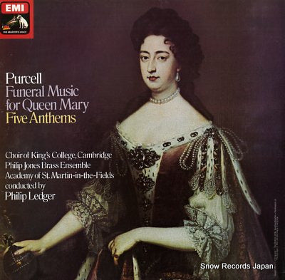 LEDGER, PHILIP purcell; funeral music for queen mary ASD3316