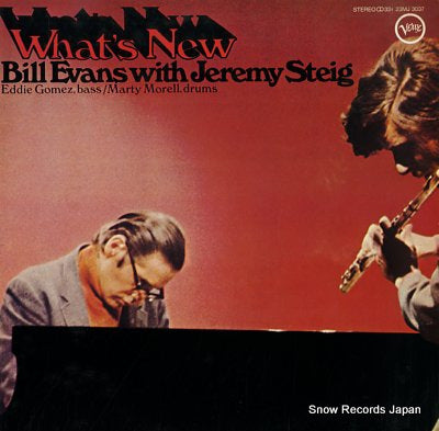 EVANS, BILL, WITH JEREMY STEIG what's new 23MJ3037