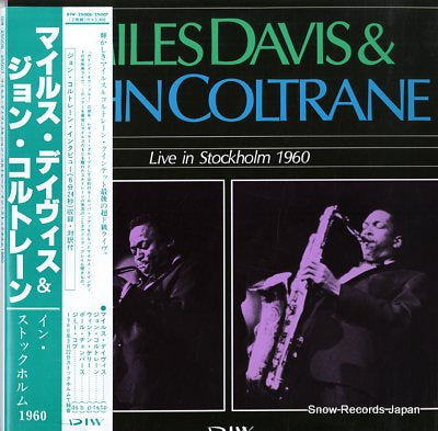 DAVIS, MILES, AND JOHN COLTRANE live in stockholm 1960 DIW-25006