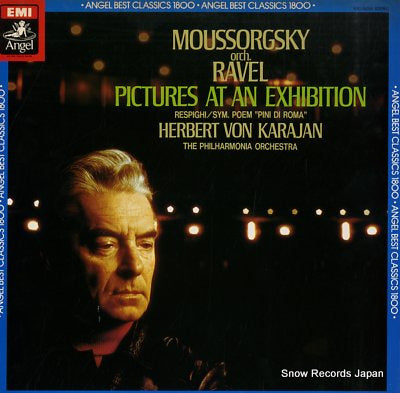KARAJAN, HERBERT VON moussorgsky; pictures at an exhibition EAC-55036