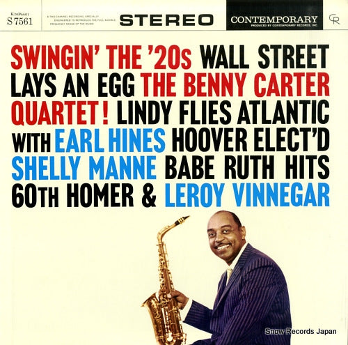 CARTER, BENNY swingin' the '20s K20P6601
