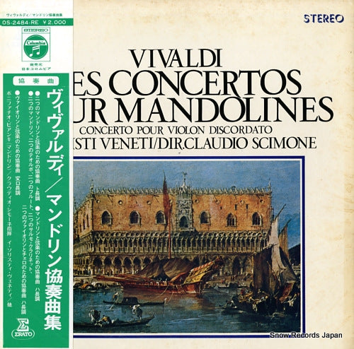 SCIMONE, CLAUDIO vivaldi; les concertos pour mandolines OS-2484-RE