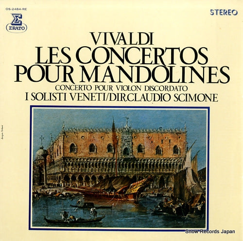 SCIMONE, CLAUDIO vivaldi; les concertos pour mandolines OS-2484-RE