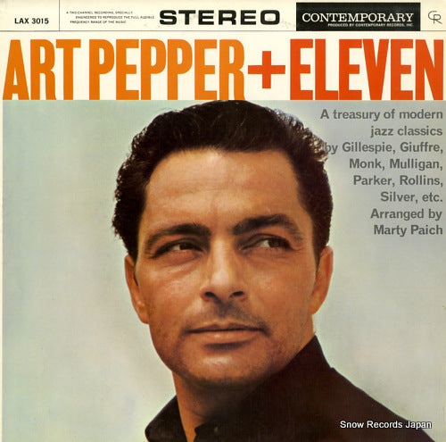 PEPPER, ART art pepper + eleven: modern jazz classics LAX-3015