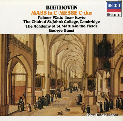 GUEST, GEORGE beethoven; mass in c JB129