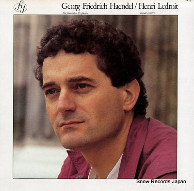 LEDROIT, HENRI haendel; six cantates profanes FY112