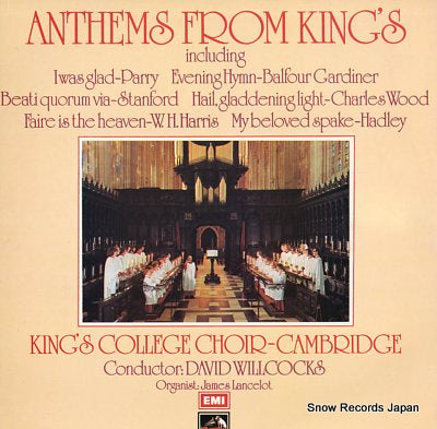 WILLCOCKS, DAVID anthems from king's CSD3752