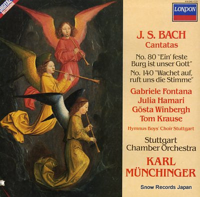 MUNCHINGER, KARL bach; cantatas nos.80 & 140 414045-1