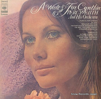 FAITH, PERCY, AND HIS ORCHESTRA a waltz for cynthia SONX60163