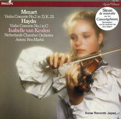 KEULEN, ISABELLE VAN mozart; violin concerto no.2 412718-1