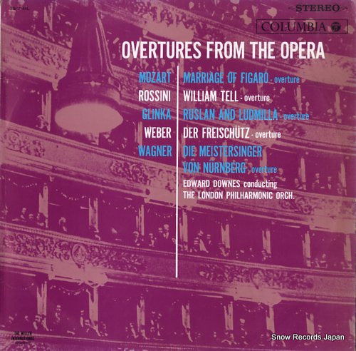 DOWNES, EDWARD overtures from the opera JS-7-ML