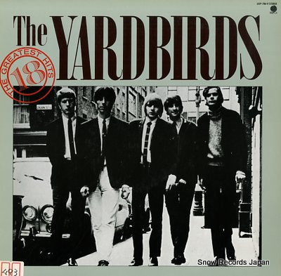 YARDBIRDS, THE the greatest hits 18 UXP-786-V