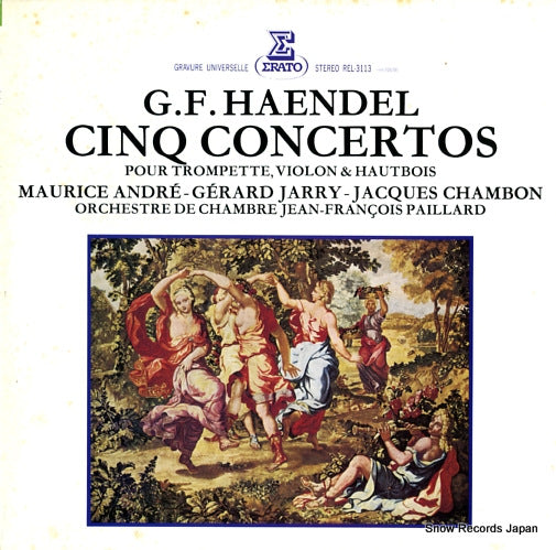 PAILLARD, JEAN-FRANCOIS haendel; cinq concertos REL-3113