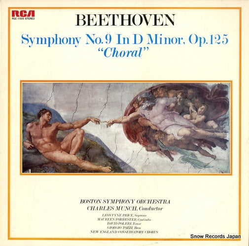 MUNCH, CHARLES beethoven; symphony no.9 "choral" RGC-1005