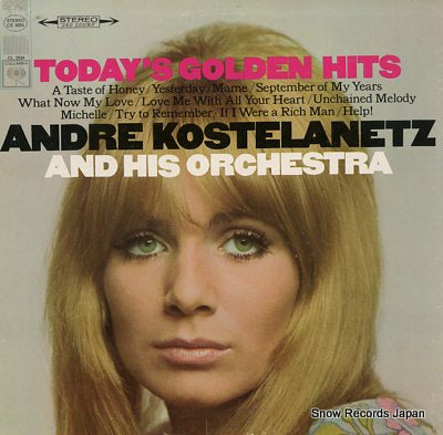 KOSTELANETZ, ANDRE today's golden hits CS9334