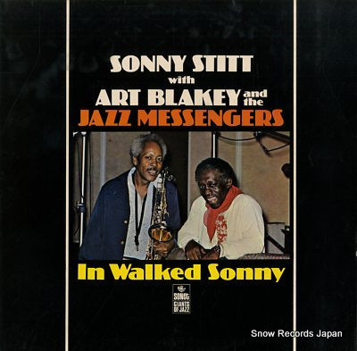 STITT, SONNY, WITH ART BLAKEY AND THE JAZZ MESSENGERS in walked sonny SNTF691
