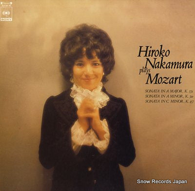 NAKAMURA, HIROKO plays mozart SOCM99