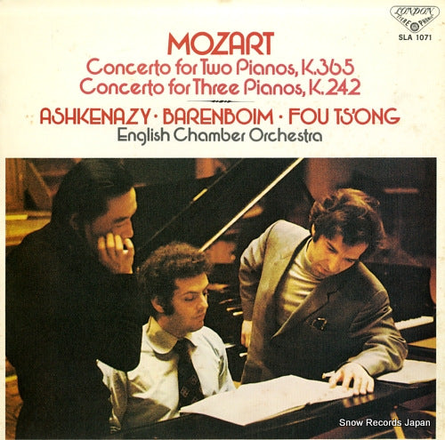 ASHKENAZY, VLADIMIR mozart; concerto for two pianos k.365 SLA1071