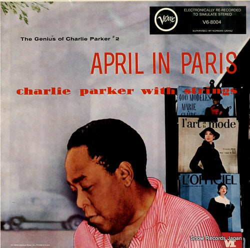 PARKER, CHARLIE april in paris V6-8004