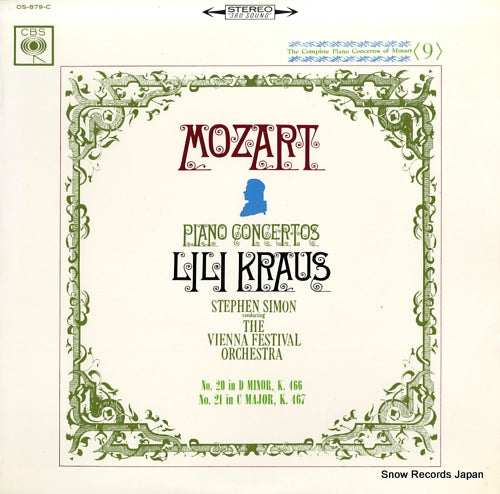 KRAUS, LILI mozart; the complete piano concertos 9 OS-879-C