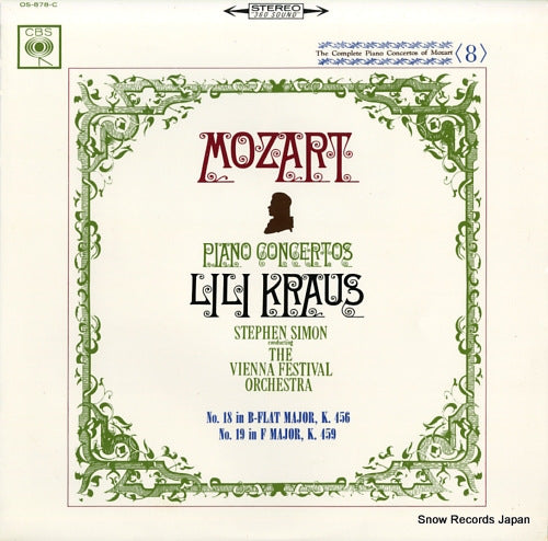 KRAUS, LILI mozart; the complete piano concertos 8 OS-878-C