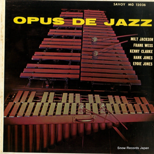 JACKSON, MILT, AND FRANK WESS opus de jazz MG12036