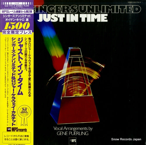 SINGERS UNLIMITED, THE just in time ULS-1741-P