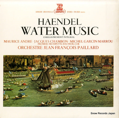 PAILLARD, JEAN-FRANCOIS haendel; water music ERX-2001