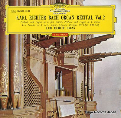 RICHTER, KARL bach organ recital vol.2 SLGM-1425