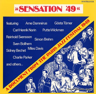 V/A sensation '49 a document from the paris jazz festival 1949 NOST7602