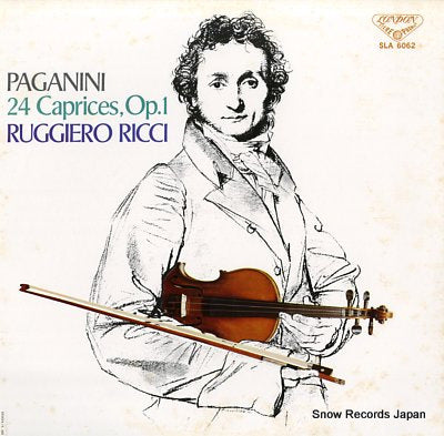 RICCI, RUGGIERO paganini; 24 caprices, op.1 SLA6062