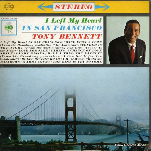 BENNETT, TONY i left my heart in san francisco CS8669
