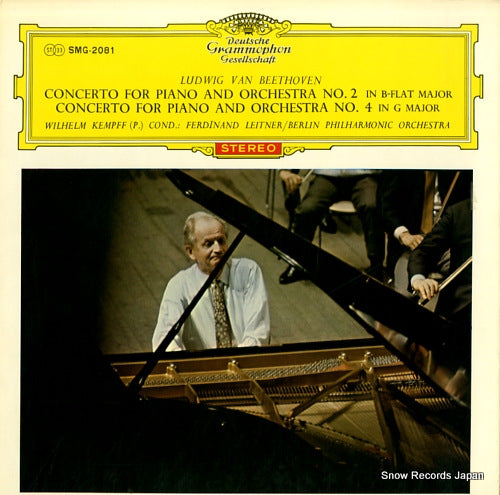 KEMPFF, WILHELM beethoven; piano concertos no.2 & no.4 SMG-2081