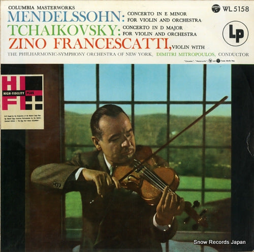 FRANCESCATTI, ZINO mendelssohn / tchaikovsky; violin concerto WL5158
