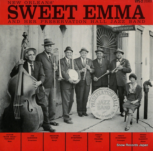 BARRETT, EMMA new orleans' sweet emma and her preservation hall jazz band VPS-2