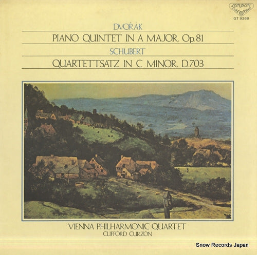 VIENNA PHILHARMONIC QUARTET dvorak; piano quintet in a major, op.81 GT9368